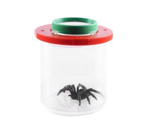 Cage d'observation des insectes | Coupe de collection de boîtes de vision insectif d'agrandissement avec loupe | Microscope à insectes extérieurs éducatifs | Kit d'observation des insectes et des arai