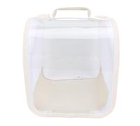 Cage D'observation Transparente en Maille, Cage à Créatures Pliante Portable, Terrarium Multifonctionnel Idéal pour Les Animaux de Compagnie et Les Petits Animaux Beige