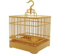 Cage d'oiseau à Oiseaux Fins a assemblé Cage d'oiseau avec mangeoire et Buveur Petit Oiseau de Compagnie Ensemble Complet de Cage de carref Decoration