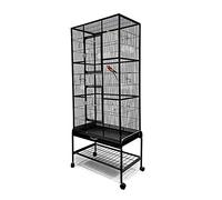 Cage d'oiseau/Birdcages Cage d'oiseau Cage de Reproduction Cage Grande Cage d'oiseau Cage reproducteur Pigon Cage Perroquet Cage pour Budgie Aviary Canary avec Roues Parrotlets