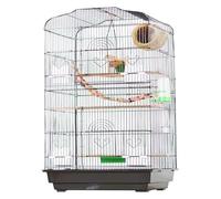 Cage d'oiseau Cage Bird Bird Metal Pliable Cage d'oiseau en Fer forgé Petit et Grand Perroquet Villa Villa Augmentant Le bâtiment d'oiseau reproducteur