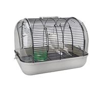 Cage d'oiseau, Cages à Oiseaux Cage Transparente Portable de Voyage for Compagnie Transporteurs d'oiseaux créatifs Petit Transporteur nichoir Durable(Gray Large Sized)