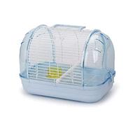 Cage d'oiseau, Cages à Oiseaux Cage Transparente Portable de Voyage for Compagnie Transporteurs d'oiseaux créatifs Petit Transporteur nichoir Durable(Blue Small Size)