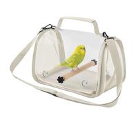 Cage D'oiseau De Voyage - Porte-Perroquet Pliable De 17x10x12 Compactable pour Transport Sûr, Conception Légère avec Maillage Respirant, Caisse De Sortie pour Animaux De Compagnie Idéale pour Une U