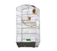 Cage d'oiseau Solide Métalable Pliable Cage d'oiseau en Fer forgé Petit et Grand Perroquet Villa accélérant Le bâtiment d'oiseau reproducteur