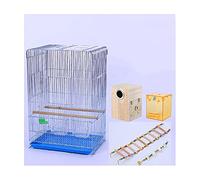 Cage d'oiseau Solide Placing Process Oiseau Cage Big Tiger Skin Péon Cage d'oiseau de Pochette ornementale pour Animaux de Compagnie Volants, Pinson pour Les poteaux Finches Parrotlet Bird