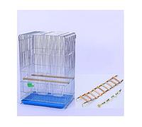 Cage d'oiseau Solide Platation Process Oiseau Cage Big Tiger Skin Péon Cage à Oiseaux Cage d'oiseau ornemental pour Animaux de Compagnie Volants, Pinson pour Les tourtereaux Cage
