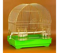 Cage d'oiseaux Solide Suspendue Cage d'oiseaux pour Petit Perroquet Conure Finch Canari Budgie Bird Bird Cage, Cage de Voyage de Petite Taille de Petite Taille pour Les orientes Finches