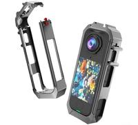 Cage en aluminium pour Insta360 X4, support de protection pour griffe, caméra d'action magnétique à dégagement rapide en métal résistant aux chocs