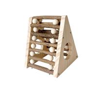Cage en bois pour petit animal domestique - Jouet multi-niveaux pour hamster