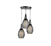 Cage en métal industrielle lampe suspendue cage à oiseaux lampes suspendues restaurant suspension lanterne bar comptoir éclairage lustre maison luminaires fer plafonnier raccord 3 lumières It's so