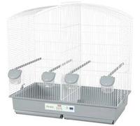 Cage en plastique éco.conçu oiseaux domestiques Cati Blanc. Gris G