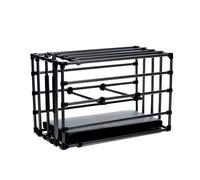 Cage esclave - réglable en taille - avec plaque de base rembourrée
