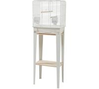 Zolux - Cage et Meuble Chic LOFT. Taille S. 38 x 24,5 x Hauteur 113cm. Couleur Blanc. - ZO-104180BLC