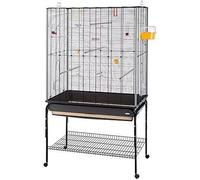 Cage Ferplast Planeta - Noir - Canari - Spacieuse et Confortable