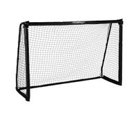 Relaxdays Cage de Foot, pour Enfants et Adultes, Acier et Plastique, HxLxP : 120 x 180 x 60 cm, pour Le Jardin, Noire