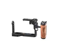 Cage for Appareil Photo avec poignée en Bois, Compatible avec Sony FX3 et FX30, Cadre en Alliage d'aluminium(FX3 FX30 Cage Kit2)