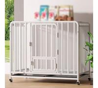 Cage for Chien en Tube carré Solide, chenil for, Meubles de Cage for, Audacieux à Six côtés amélioré, et Robuste(108.5x70.4x87.5cm)