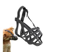 Cage for Dogs, Breathable Basket Mouth Cover, Adjustable Dog Training Muzzle, Lightweight TPR Anti Bite Muzzle for Small, Medium, Large, Portable and Comfortable Design