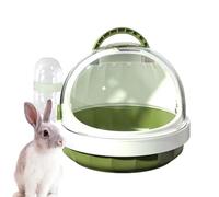 Cage for hamster - Étui de transport polyvalent for hamster et cage de voyage avec bouteille d'eau - Sac panoramique, y compris cochon d'Inde - Accessoires légers et portables for animaux de compagnie