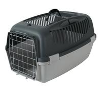 cage gulliver 3, portes métal 40 x 61 x 38 cm, transport pour chien max 12 kg - animallparadise