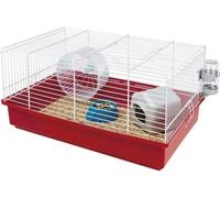Cage hamster 46*29*23 cm- Une roue, une mangeoire, une maisonnette, un abreuvoir - FERPLAST