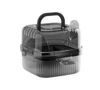 Cage Hamster, Cage Rongeur Transport pour Hamster, Habitat Portable pour Petit Rongeur avec Zones d'eau, De Jeu Et De Repos, Enclos Luxe pour Hamsters Syriens, Maison Extérieure