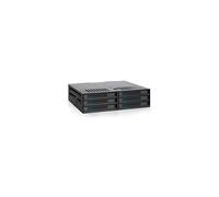 Cage Hot Swap Icy Dock MB326SP-B pour 6 SSD/HDD 2,5 pouces dans un emplacement 5,25 pouces - Noir, performance optimale.