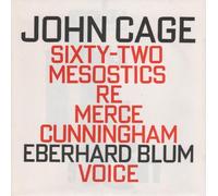Cage John 62 Mesostics Re M.Cunningham