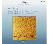 Cage, John - Sonate 13 / Musique pour M.Duchamp / Song Books 1 & 2
