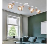 Cage Lampe Sommeil Chambre Spot Baguette Réglable Rétro Luminaire de Plafond