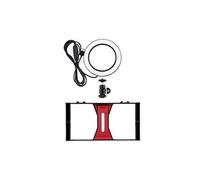 Cage Lapin Live Mobile Video Recording Bague Fill Cold Light Boot Support Adaptateur Xjpl416