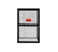 Cage Métallique Acier Galvanisé - 57 x 116 x 184cm -Rangement Bouteille Gaz Extérieur