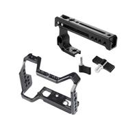 Cage Métallique Compatible avec Le Fujifilm X-S10 Équipé d'une Griffe Porte-Accessoires, Poignée Supérieure, Étui De Protection Et Accessoires for Appareils Photo Reflex Numériques SLR.(Combo)