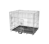 vidaXL Cage métallique et pliable pour chiens L