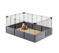 Cage Modulable Ouverte pour Cochons d'Inde MULTIPLA OPEN, en Grillage Métallique et Plastique Recyclé