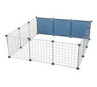Cage modulable pour cochon d'inde Neolife park 1.10 m² Bleu G
