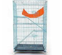 Cage multi-niveaux pour petits animaux - Environnement de vie spacieux et confortable, facile à nettoyer, idéal pour chiens, cochons d'Inde, etc
