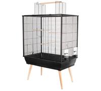 Cage Neo Jili Oiseau L 78 X P 47.5 X H 112 Cm Noire