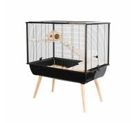 Cage Neo Silta Petit Rongeur L 77.5 X P 47.5 X H 87.5 Cm Noire