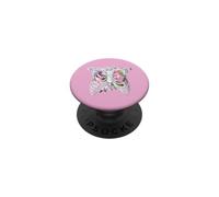 Cage nervurée Squelette Fleurs rétro X-Ray Floral Ribcage Cadeau PopSockets PopGrip Adhésif
