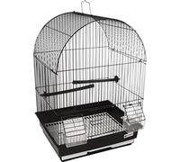 Cage Oiseau ALOR 2 Noir - 34,5x28x48,5CM