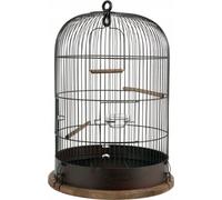 Cage oiseau canari perruche oiseau cage 38 x 55 noir