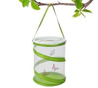 Cage papillon Habitat - Cage de culture d'insectes - Cage en filet transparente - Pliable - Protection portable - Filet de protection pour insectes - Cage pop-up