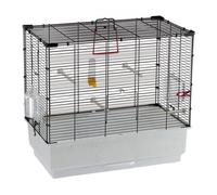 Cage petits oiseaux - FERPLAST - PIANO 4 - 59 x 33 x 55 cm - Noir