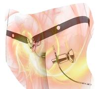 Cage plate pour hommes Sissy, appareils plats avec ceinture élastique, cage inversée négative spéciale masculine 3234, pinces à éplier -FRHA03a (Noir)