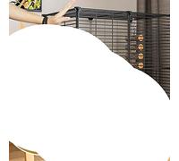 Cage pliable pour chat avec échelle et hamac - Cage de transport et enclos pour chat rigide, nichoir et tours pour chat à plusieurs niveaux pour une utilisation en intérieur et en extérieur (75 cm x