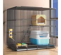 Cage pliable pour chat pour intérieur et extérieur, grand parc portable avec étui de transport, enclos et niche pour chat polyvalent