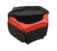 Cage pop-up pour animaux de compagnie, avec couvercle et fermetures éclair, avec porte latérale, clôture de jardin portable intérieure et extérieure pour poussins, lapins, hamsters, chatons, chiots