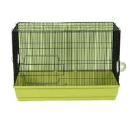 Cage pour Animaux de Compagnie Grille de Cage à Hamster avec châssis Amovible Grand Espace Creux(Tender Green)